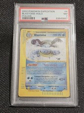 Pokémon 2002 Blastoise HOLO Expedition Base Set Ita 4/165 - Psa 7 NM