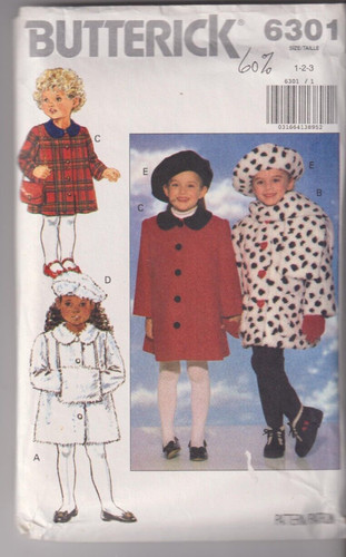 6301 butterick cappotto - 6301,