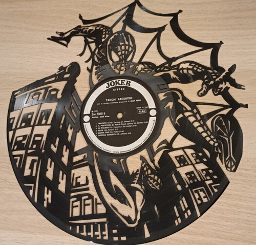 Orologio vinile spiderman - orologio, in