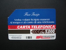 SCHEDA TELEFONICA TELECOM-