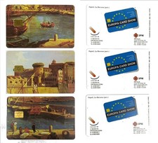 Set 3 carte telefoniche a chip