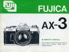 Manuale istruzioni fotocamera Fujica AX-3