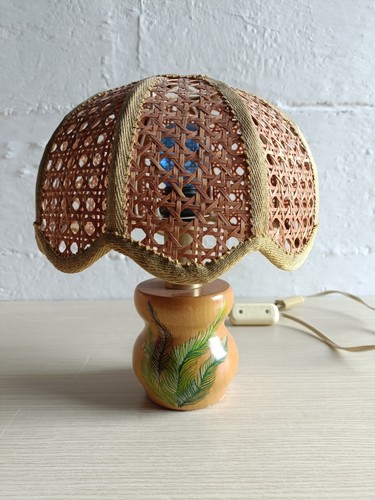 Lume legno comodino - legno,