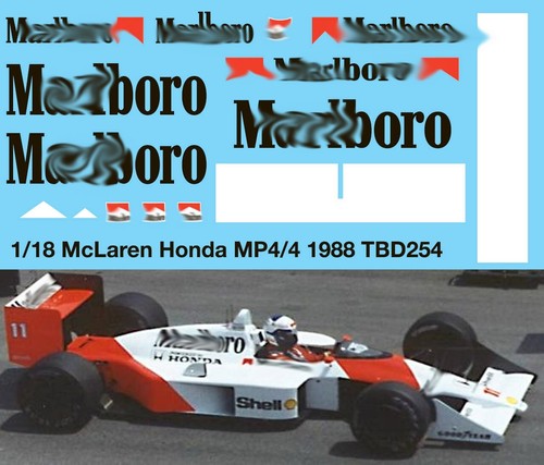 Decals per mclaren mp4 4 - decals,