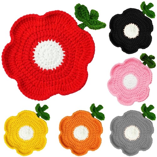 6pcs tappetini fiori - 6pcs, multi