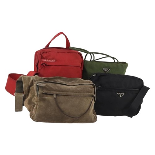 Prada shoulder bag nylon - nylon, 4