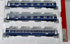 Rivarossi HR4016 FS set 3 carrozze letti tipo MU con logo FS inclinato