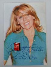 BETTY CURTIS AUTOGRAFO ORIGINALE STUPENDA CARTOLINA PROMO 7 x 12 cm SIGNED 