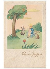 1948 MB bambino panchina parco