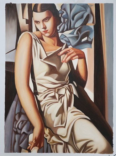 Dipinto moderno tamara de - dipinto,