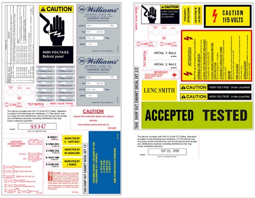 Taxi set decalcomanie da - decalcomanie,
