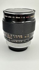 Obiettivo Canon FD 85 1:1.2