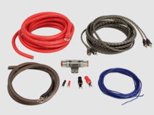 Set cavi amplificatore Wiring AMP da 20 mm2 ROSSO e NERO con consenso e fusibile