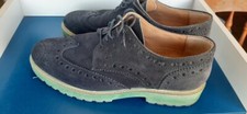 FRANCESINA IN CAMOSCIO BLU 40 SCARPA SCARPE SHOE SHOES FRANCESINE STRINGATA 