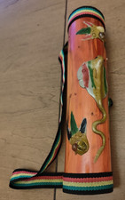 STRUMENTO MUSICALE  "BASTONE DELLA PIOGGIA" ARTIGIANALE ISOLE CAYMAN