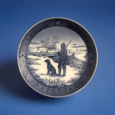 1977 ROYAL COPENHAGEN PIATTO DI NATALE  PRIMA SCELTA IMMERVAD BRIDGE