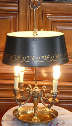 Grande lampe bouillotte style - bouillotte,