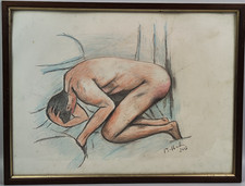Quadro Dipinto Disegno Nudo