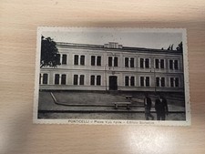 CARTOLINA PONTICELLI NAPOLI PIAZZA VINCENZO APREA EDIFICIO SCOLASTICO