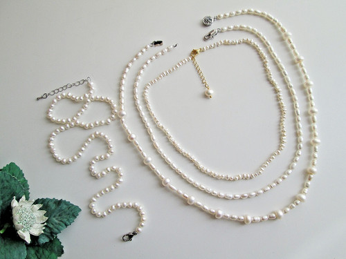 Collana perle mm - collana, -5