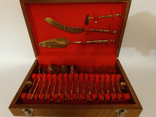 Set posate dolce ottone - posate,
