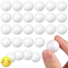  200 palline rotonde in polistirolo solido per decorazioni nuziali, fai da te,