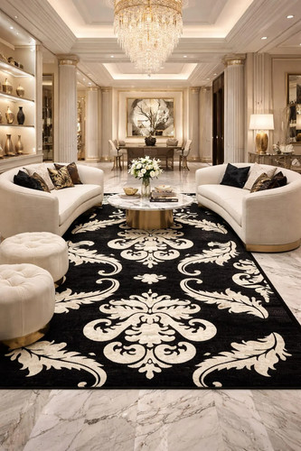 Tappeto interno damascato - da,