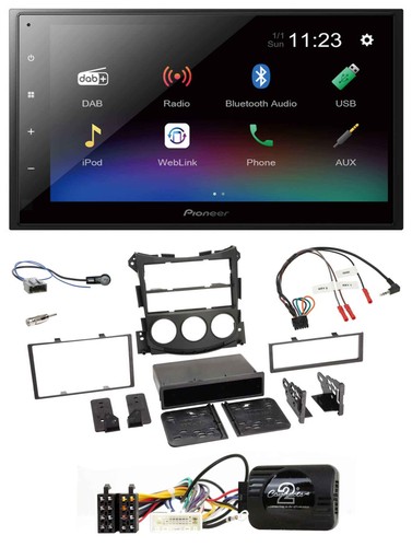 Pioneer usb bluetooth dab 2din - usb,