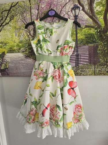 Vestito bambina floreale - vestito, 5-6