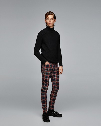 Zara man pantalone uomo rosso - zara,