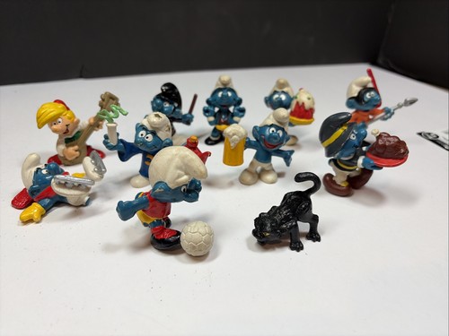 Puffi lotto figurine - puffi!, pvc