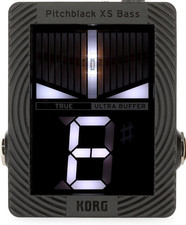 Pitchblack X Series PB-XS-BASS - Accordatore a Pedale Cromatico Compatto per Bas