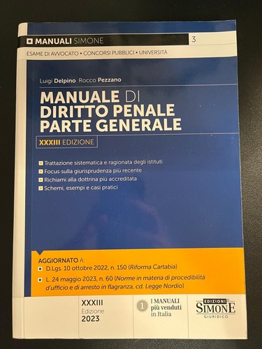 Manuale diritto penale - manuale, di