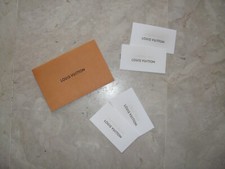 BIGLIETTO PORTA SCONTRINO  PER CONFEZIONE REGALO LOUIS VUITTON 