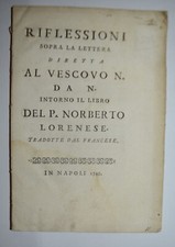 RIFLESSIONI – ediz. 1745 –