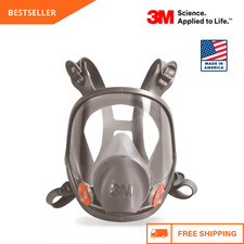 3M 6800 Full Facepiece Riutilizzabile Protezione Respiratore MEDIA Venditore USA