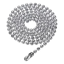 Collana perline acciaio - collana, in