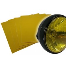 Adesivo Adesivo Giallo per Vetro Vecchi Fari - Luci Gialle Moto