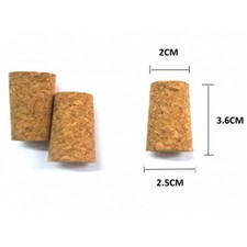 6 TAPPO TAPPI SUGHERO CONICI CONICO H 3,5 CM PER BOTTIGLIE BOTTIGLIA SPUMANTE
