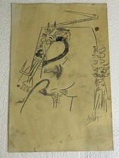 Quadro WIFREDO LAM su carta