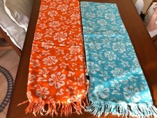 Lotto pareo/foulard donna azzurro