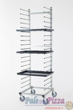 Carrello in acciaio zincato