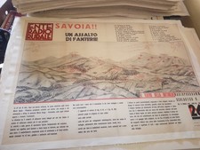 manifesto poster pubblicitario ente radio rurale Savoia fanteria illustrato 1936