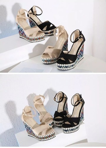 Sandali donna zeppa cm - zeppa, 11.5