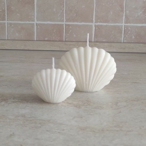 Shells set candele handmade - shells, set-candele