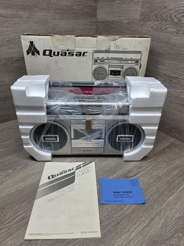 Radio cassetta quasar boombox - radio,