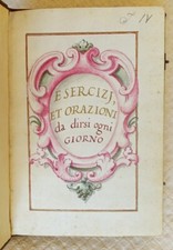 MANOSCRITTO CALLIGRAFICO A