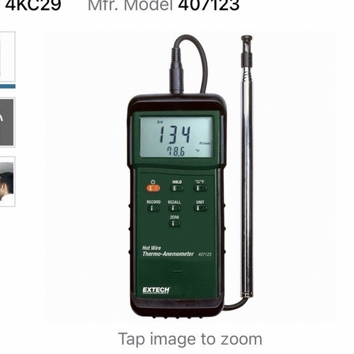 Extech 407123 termoanemometro - 407123,