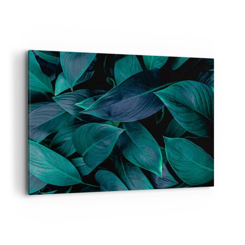 Quadro tela 100x70cm foglie - tela,