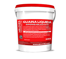 GUAINA LIQUIDA IMPERMEABILIZZANTE - Grigia / Rossa / Bianca / Verde da 1-6-20 Kg
